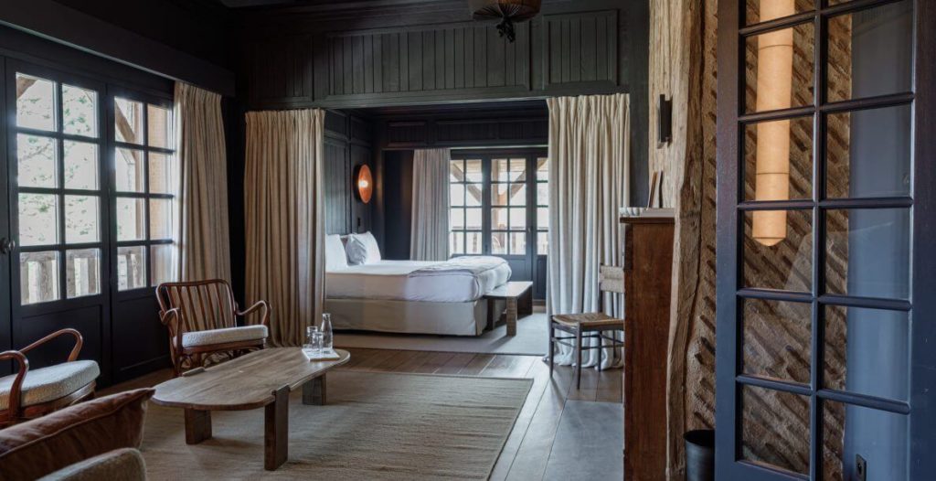 Une chambre de l'hôtel les Sources de Caudalie