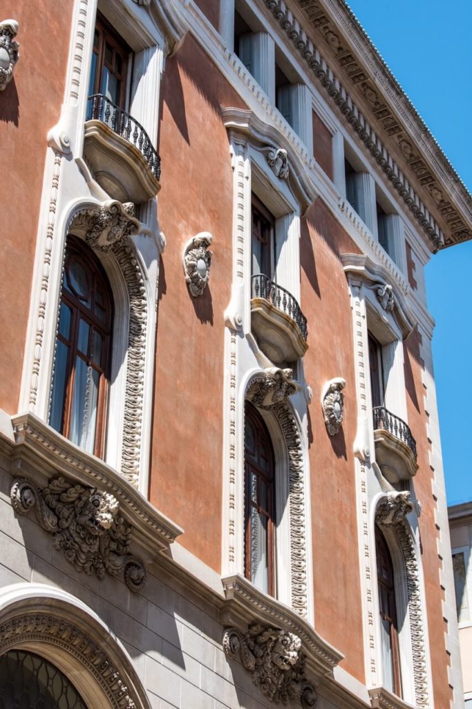 La façade de l'hôtel Nolinski à Venise
