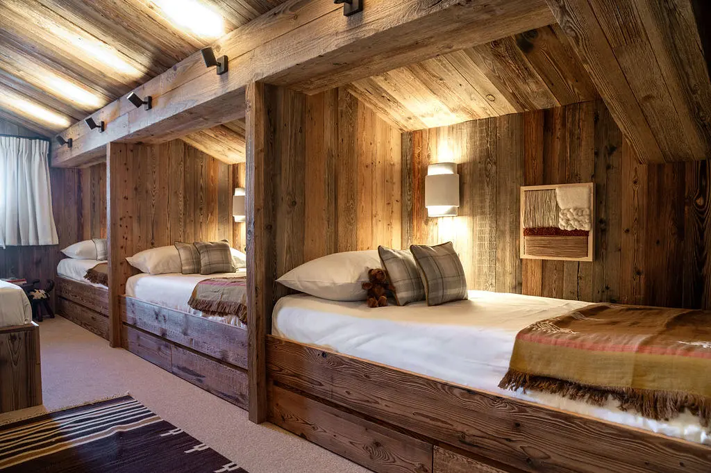 Le dortoir pour enfant de la suite Joly du Refuge Chez la Tante